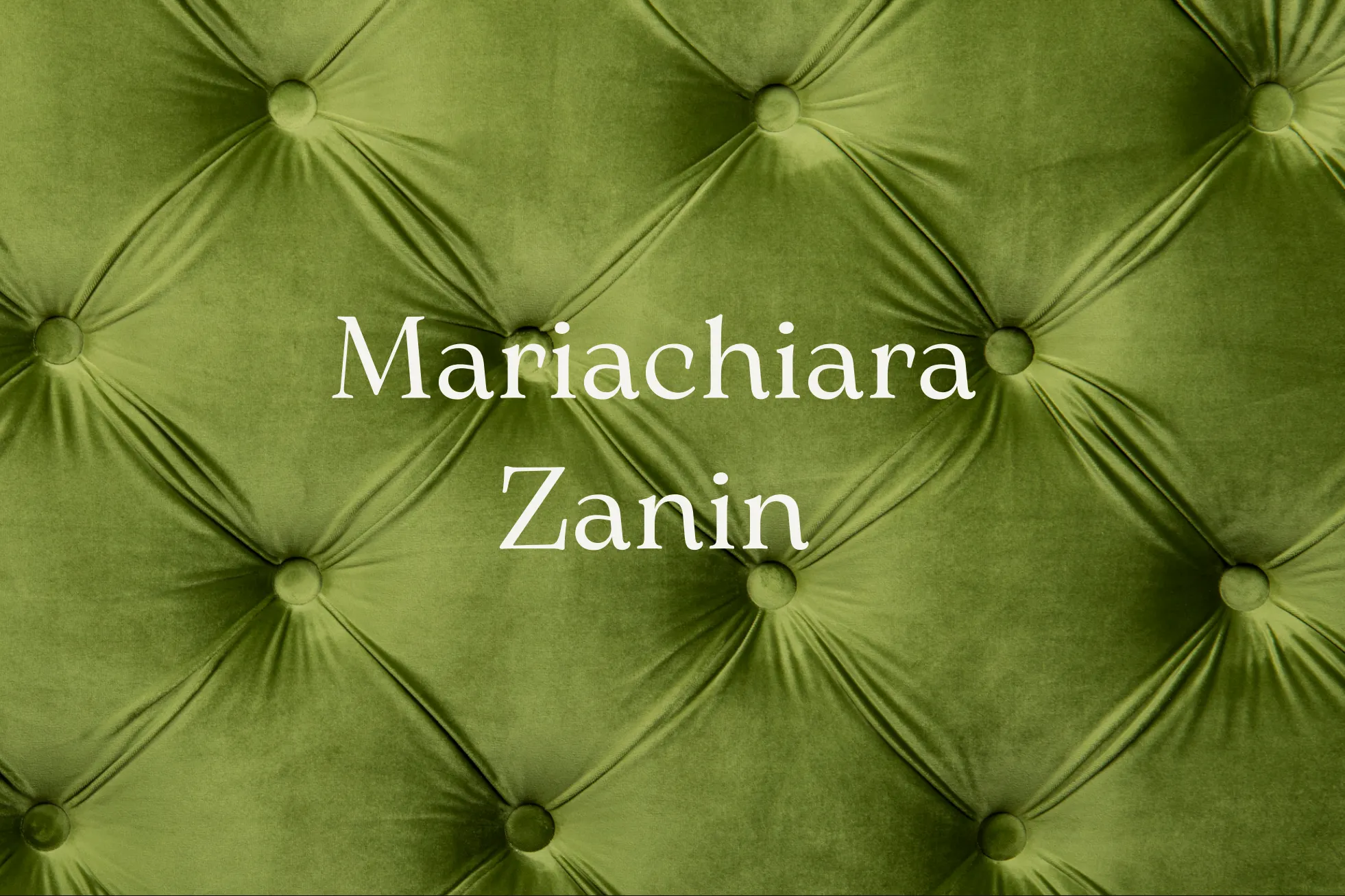Mariachiara Zanin – FAKE TEST