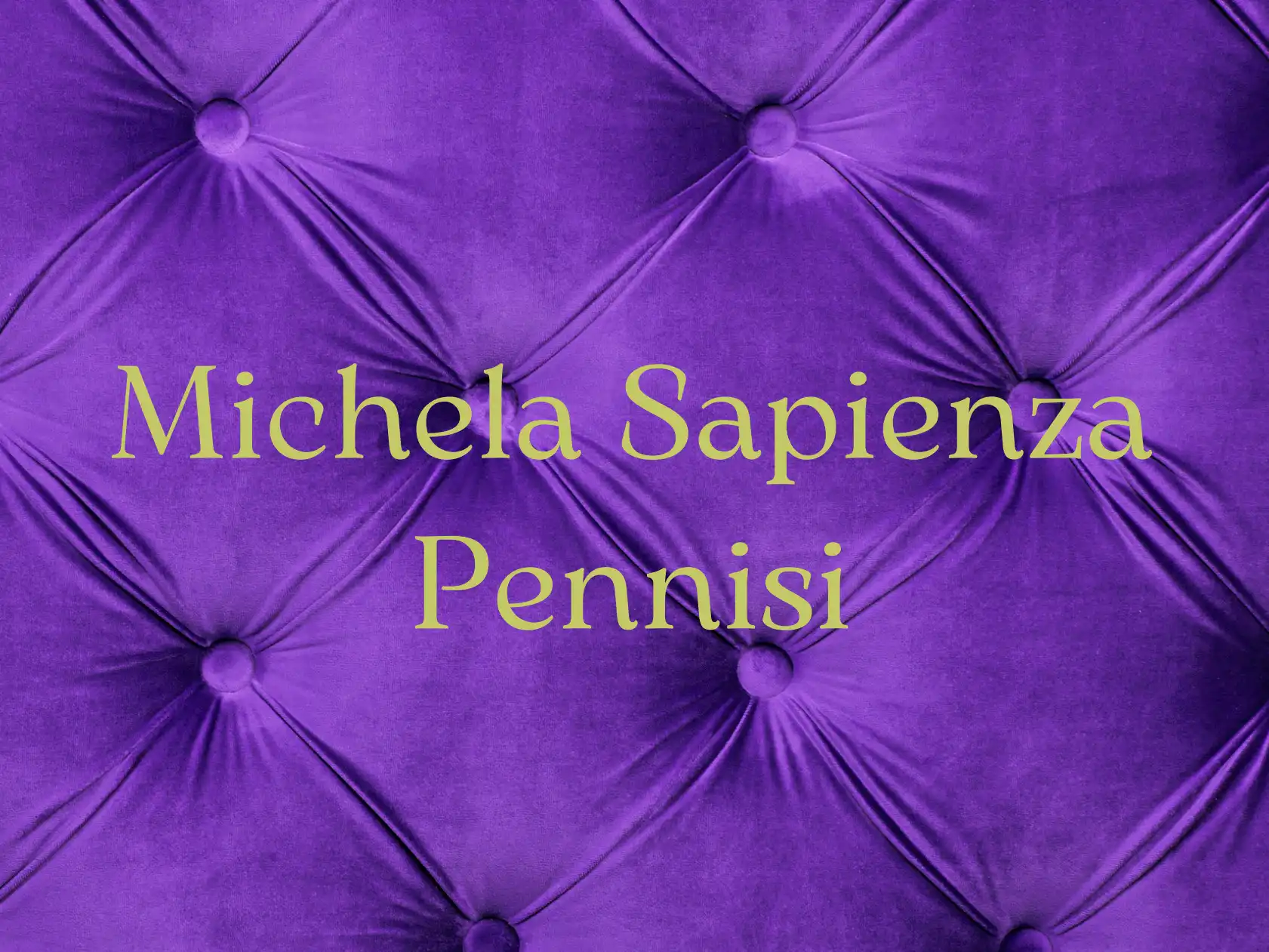 Michela Sapienza Pennisi