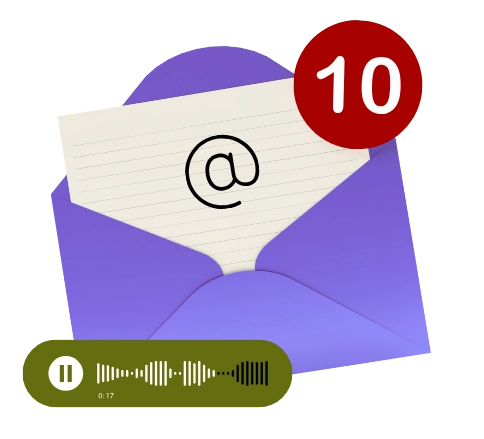 salesgirl mail mockup