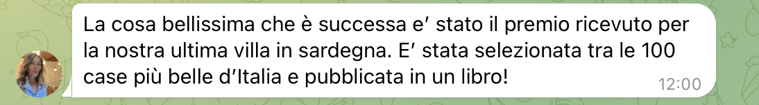 lucia cavaliere feedback
